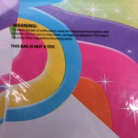 Unicorn Plastic Table Cover Disposable Birthday Party Supplies 54"x84" White New - Picture 5 of 5